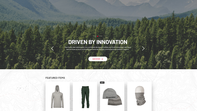 True North Retail Website