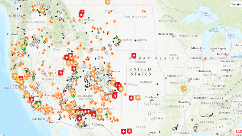 Wildland Fire Map