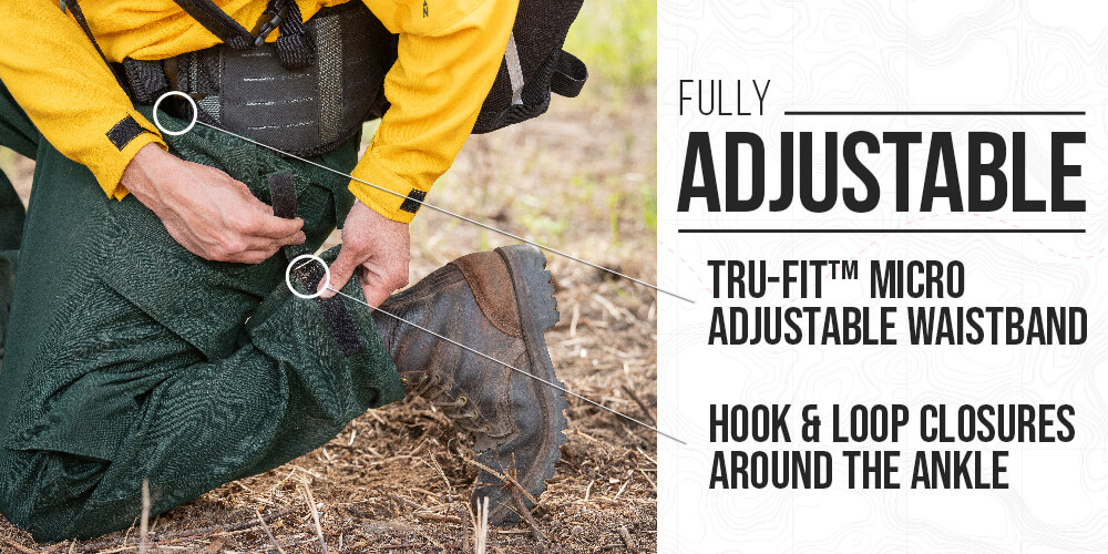 Fully adjustable - True North Wildland Pant