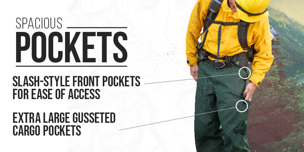 Spacious Pockets - True North Wildland Pant