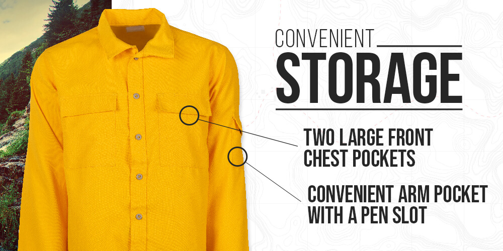 Convenient Storage -True North Brush Shirt