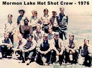 The Mormon Lake Hotshot Crew in 1976