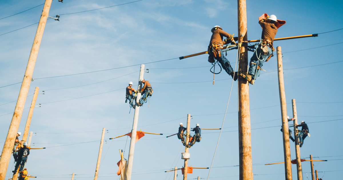 Harnessing Skill The History of Lineman Rodeos True North Gear, Shop