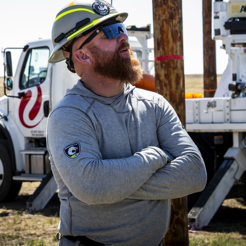 Men's Pro Dry® Tech Long Sleeve FR Shirt with Hood